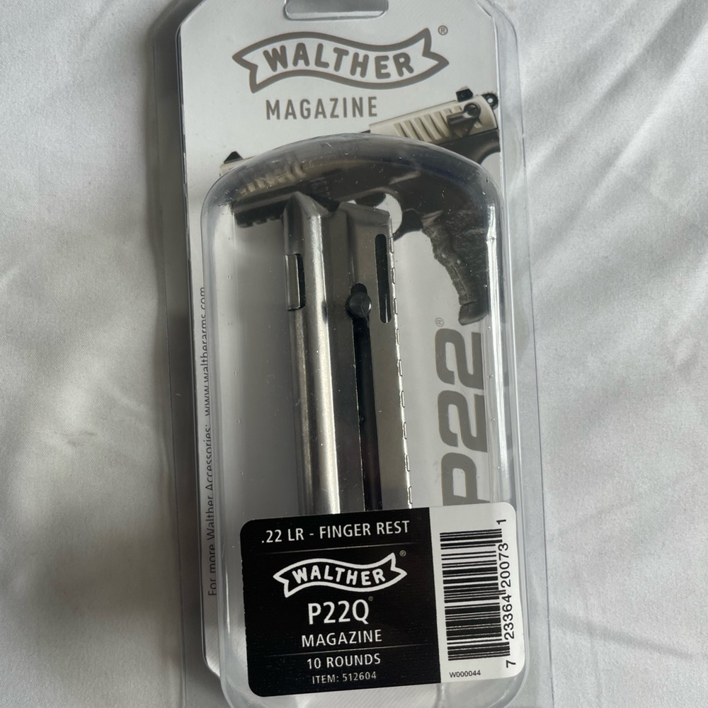 🛑SOLD🛑 Walther P22 & P22Q .22 LR 10-Round Factory Magazine Item#512604. New